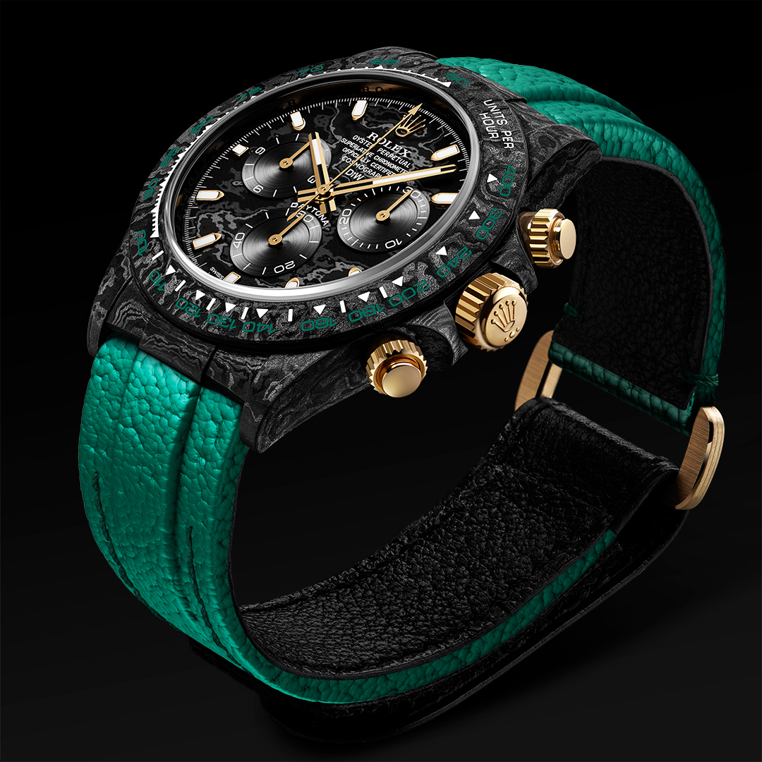 Rolex DiW 勞力士 NTPT Carbon Daytona "EMERALD" | WORLDTIMER