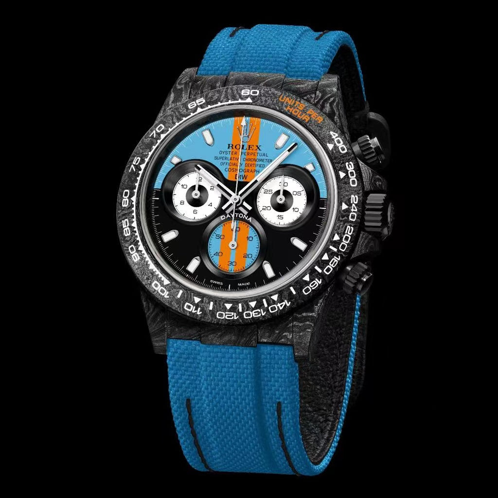 NTPT Carbon Rolex DiW Daytona GT BLUE 勞力士 地通拿 DiW | WORLDTIMER