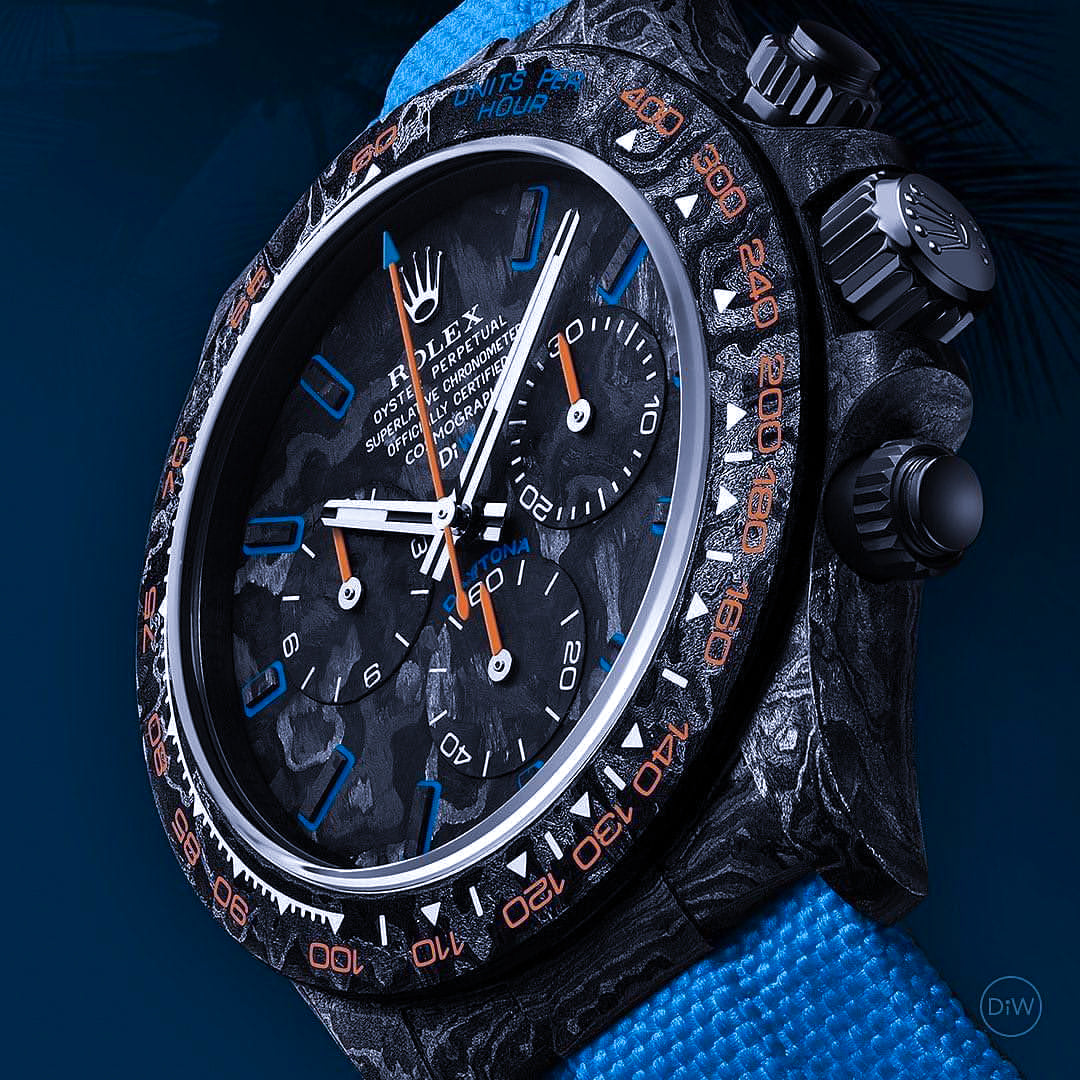 Rolex DiW Daytona ALL CARBON TROPICAL 勞力士 地通拿 DiW | WORLDTIMER