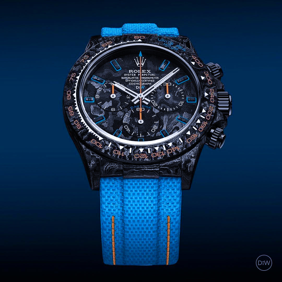 Rolex DiW Daytona ALL CARBON TROPICAL 勞力士 地通拿 DiW | WORLDTIMER