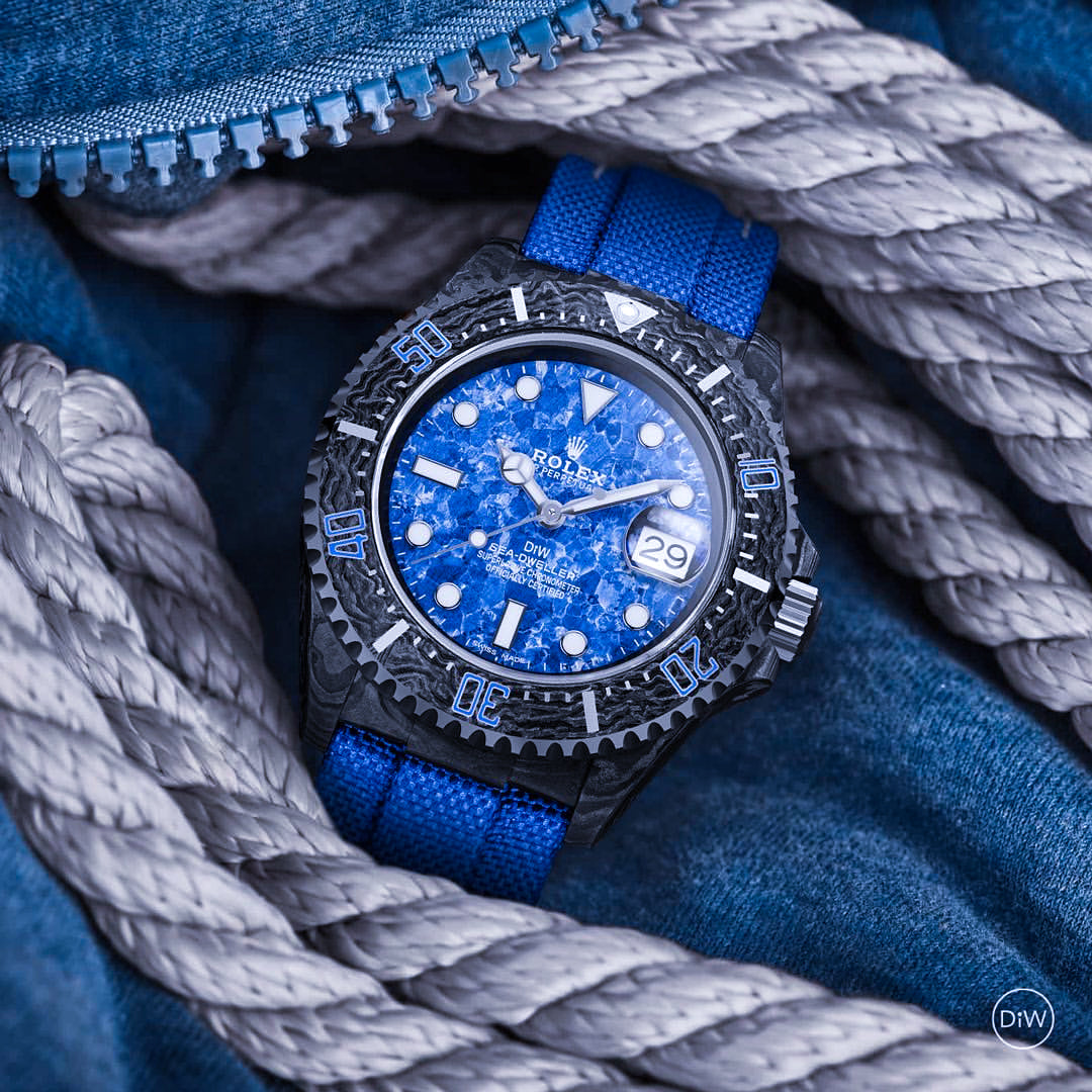 NTPT Carbon DiW Rolex Sea Dweller OCEAN BLUE 勞力士 海使型 DiW | WORLDTIMER
