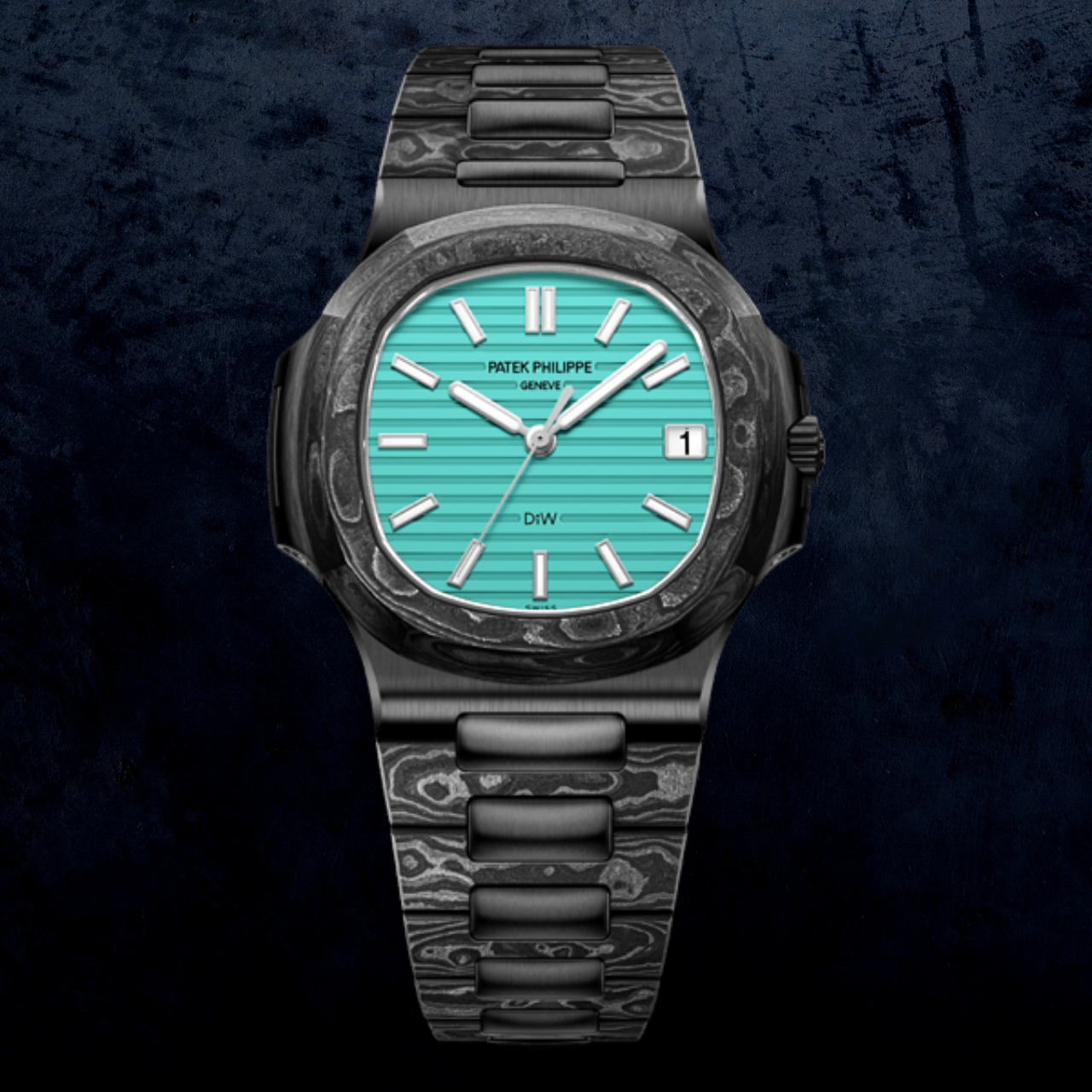 Patek Philippe DiW Carbon Nautilus 5711 BLACK GRAIL CELESTE | WORLDTIMER