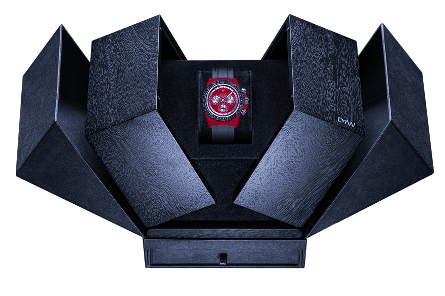 Rolex DiW Daytona Red Quartz Fiber AVIA RED | WORLDTIMER