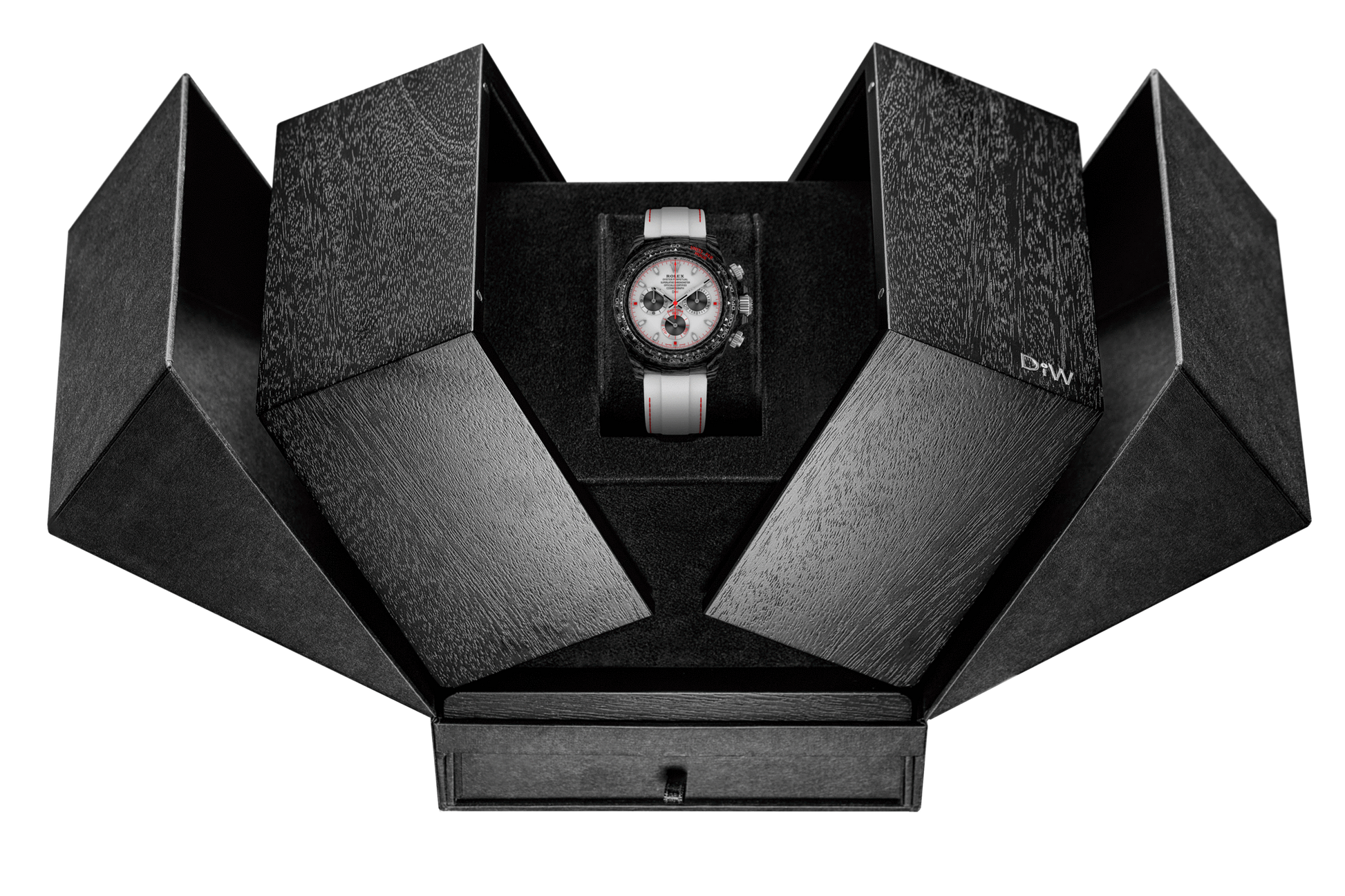 DiW Carbon Rolex Daytona SPEEDSTER WHITE 全球最輕 NTPT碳纖 DiW 勞力士地通拿 | WORLDTIMER