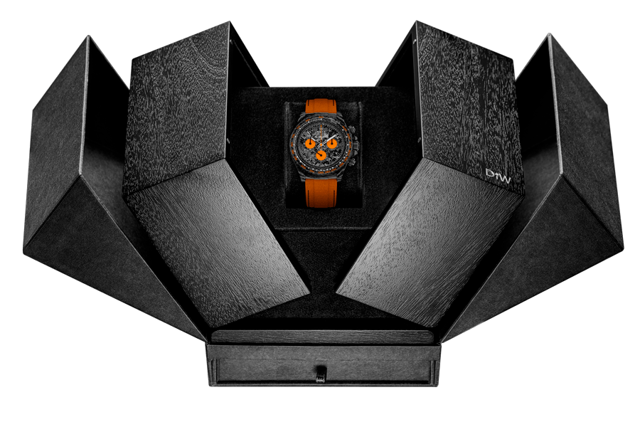 Carbon Rolex DiW Daytona ORANGE EDITION | WORLDTIMER