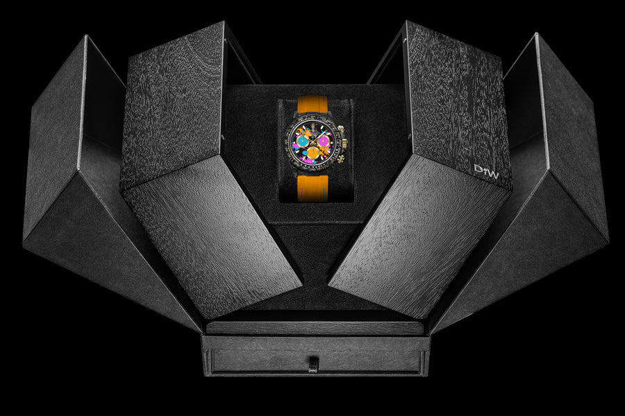 NTPT Carbon Rolex DiW Daytona MOTLEY ORANGE 碳纖 勞力士 地通拿 | WORLDTIMER