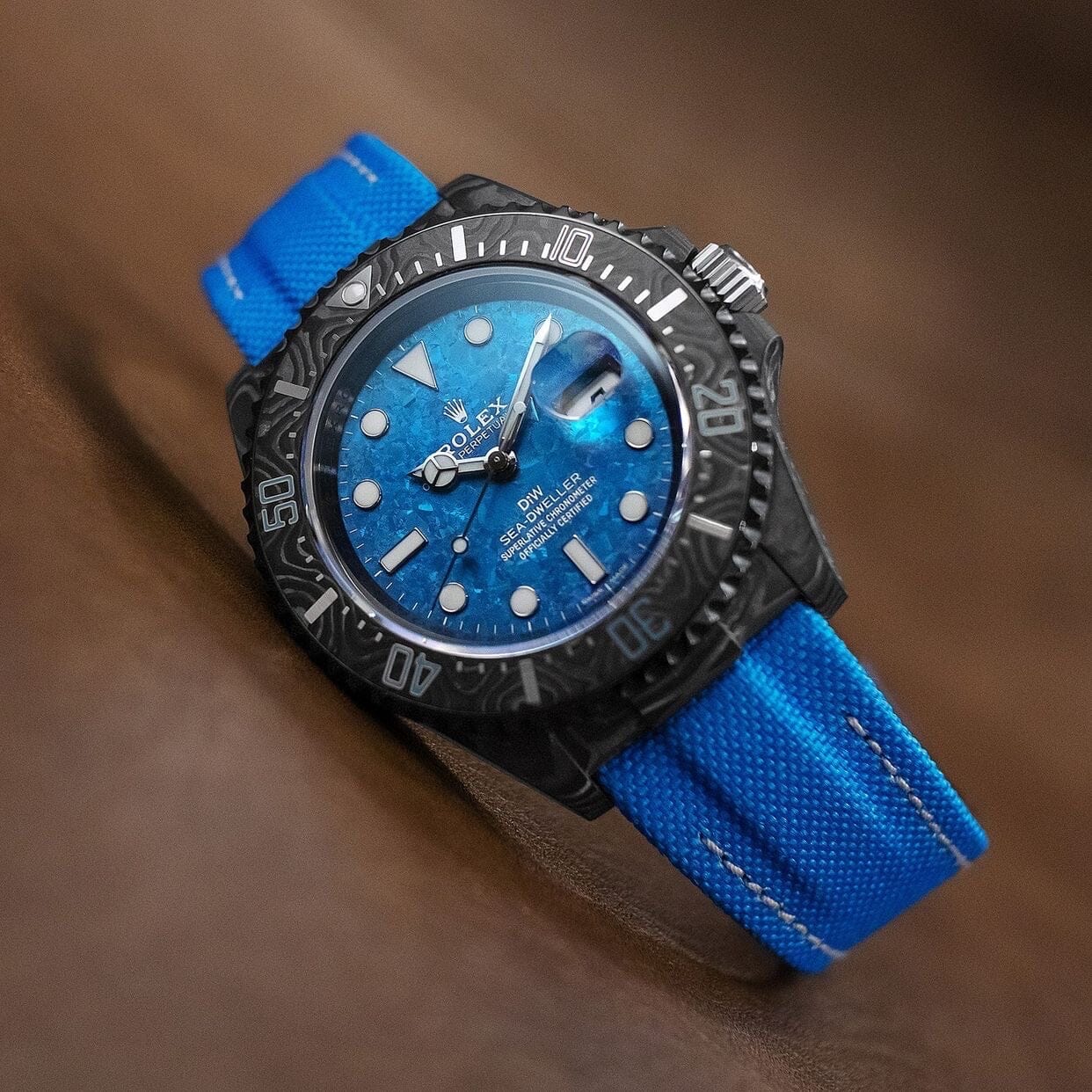 NTPT Carbon DiW Rolex Sea Dweller OCEAN BLUE 勞力士 海使型 DiW | WORLDTIMER