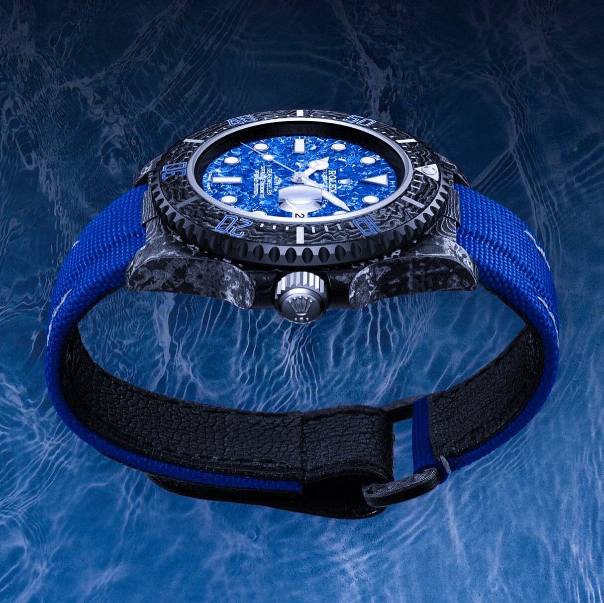 NTPT Carbon DiW Rolex Sea Dweller OCEAN BLUE 勞力士 海使型 DiW | WORLDTIMER