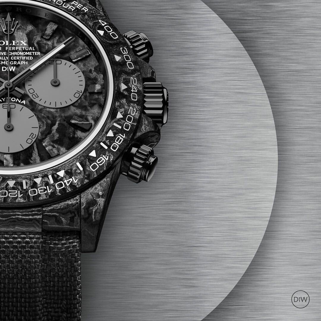 碳纖 勞力士 DiW 地通拿 ALL CARBON GRAPHITE Rolex Daytona | WORLDTIMER