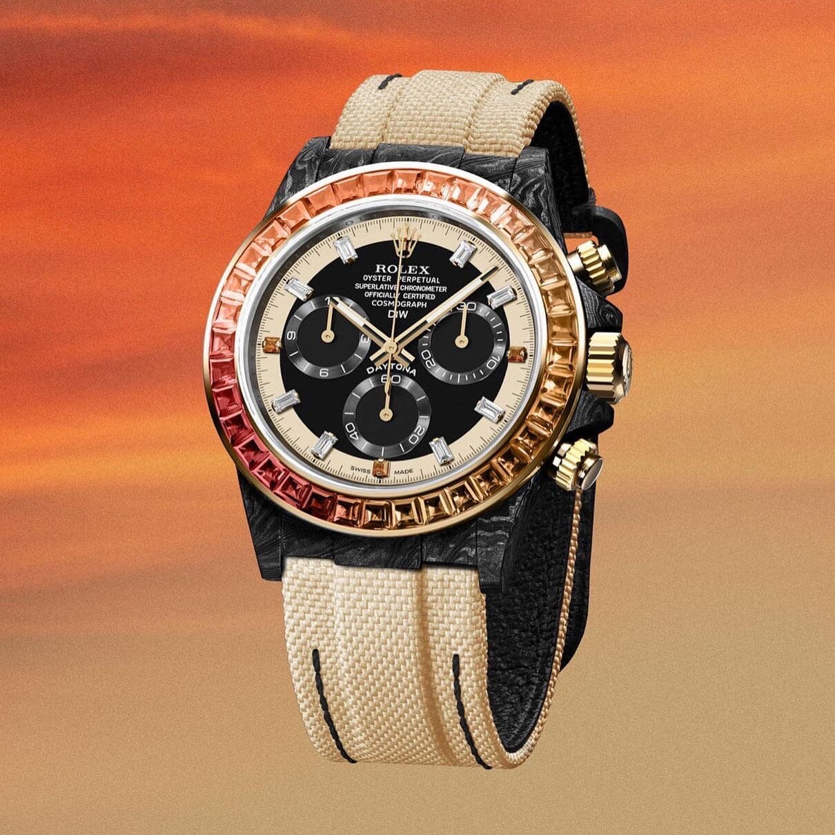 Rolex DiW Daytona RAINBOW SUNRAY 勞力士 地通拿 DiW | WORLDTIMER