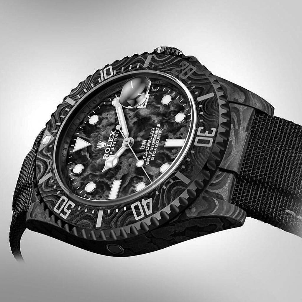 NTPT Carbon DiW Rolex Sea Dweller ALL BLACK 勞力士 海使型 DiW | WORLDTIMER