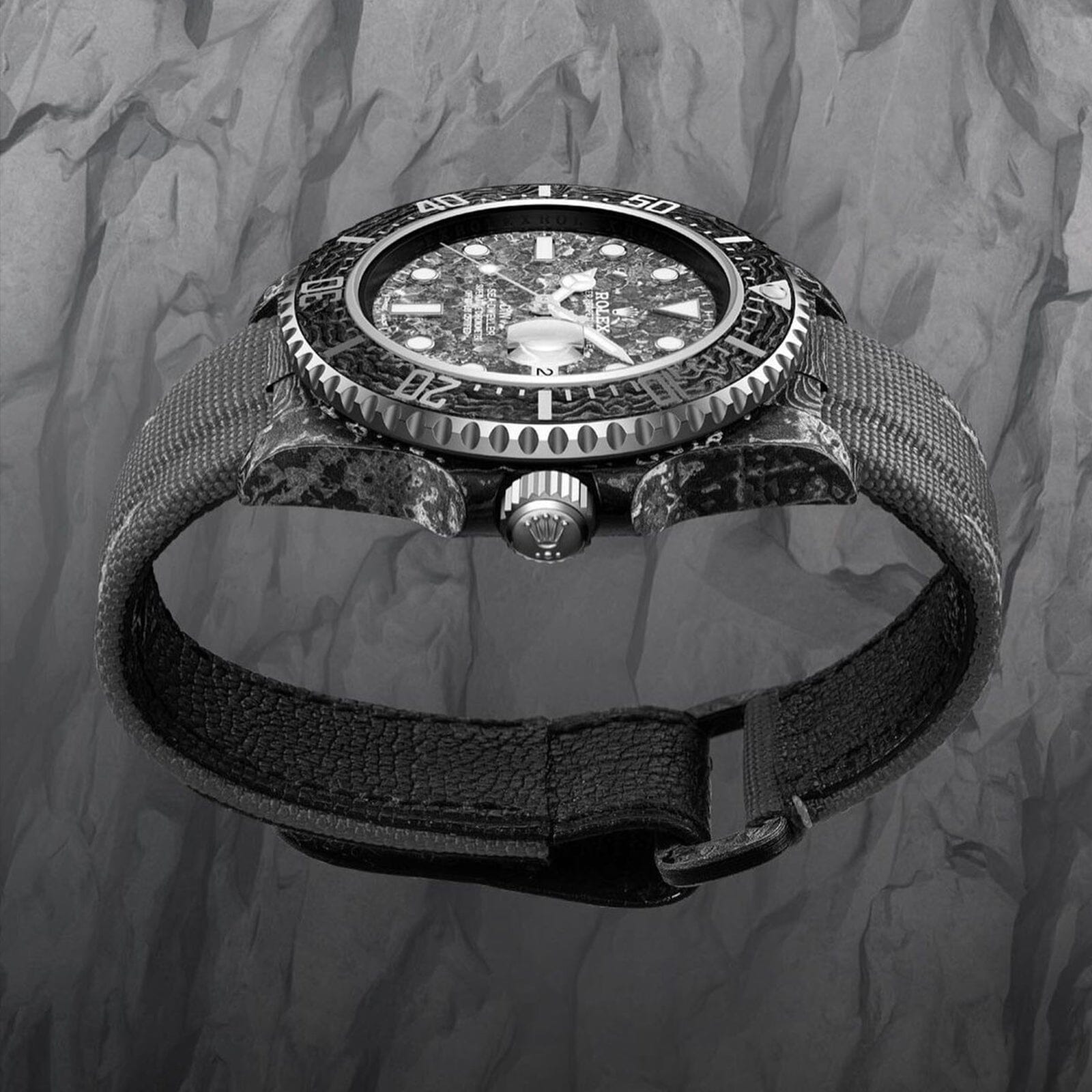 NTPT Carbon DiW Rolex Sea Dweller STONE GRAY 勞力士 海使型 DiW | WORLDTIMER