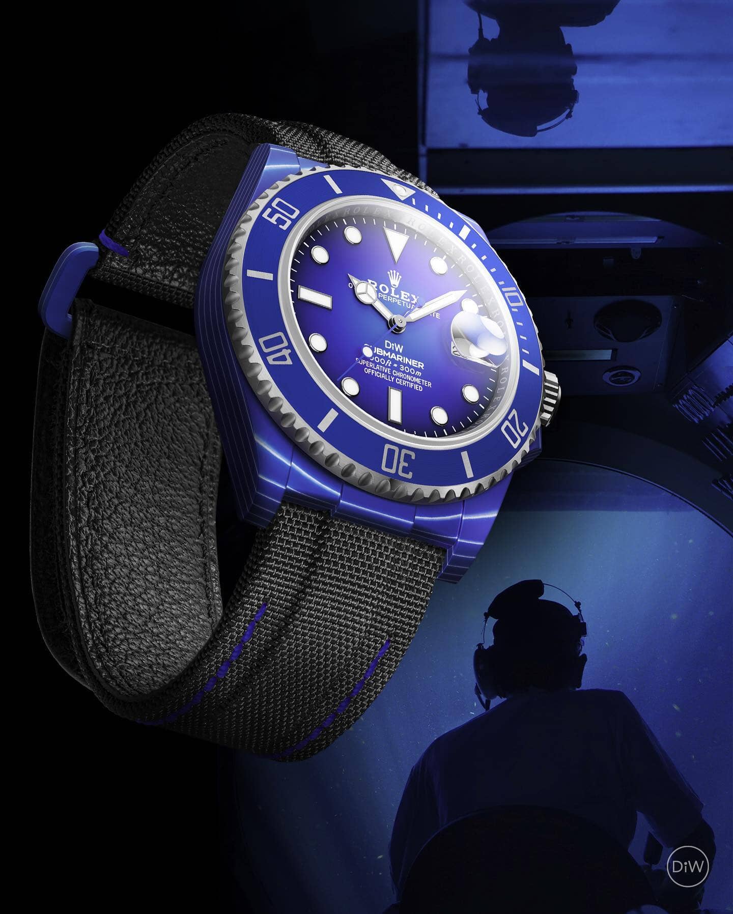 DiW Rolex Submariner DEEP BLUE 勞力士 水鬼 | WORLDTIMER