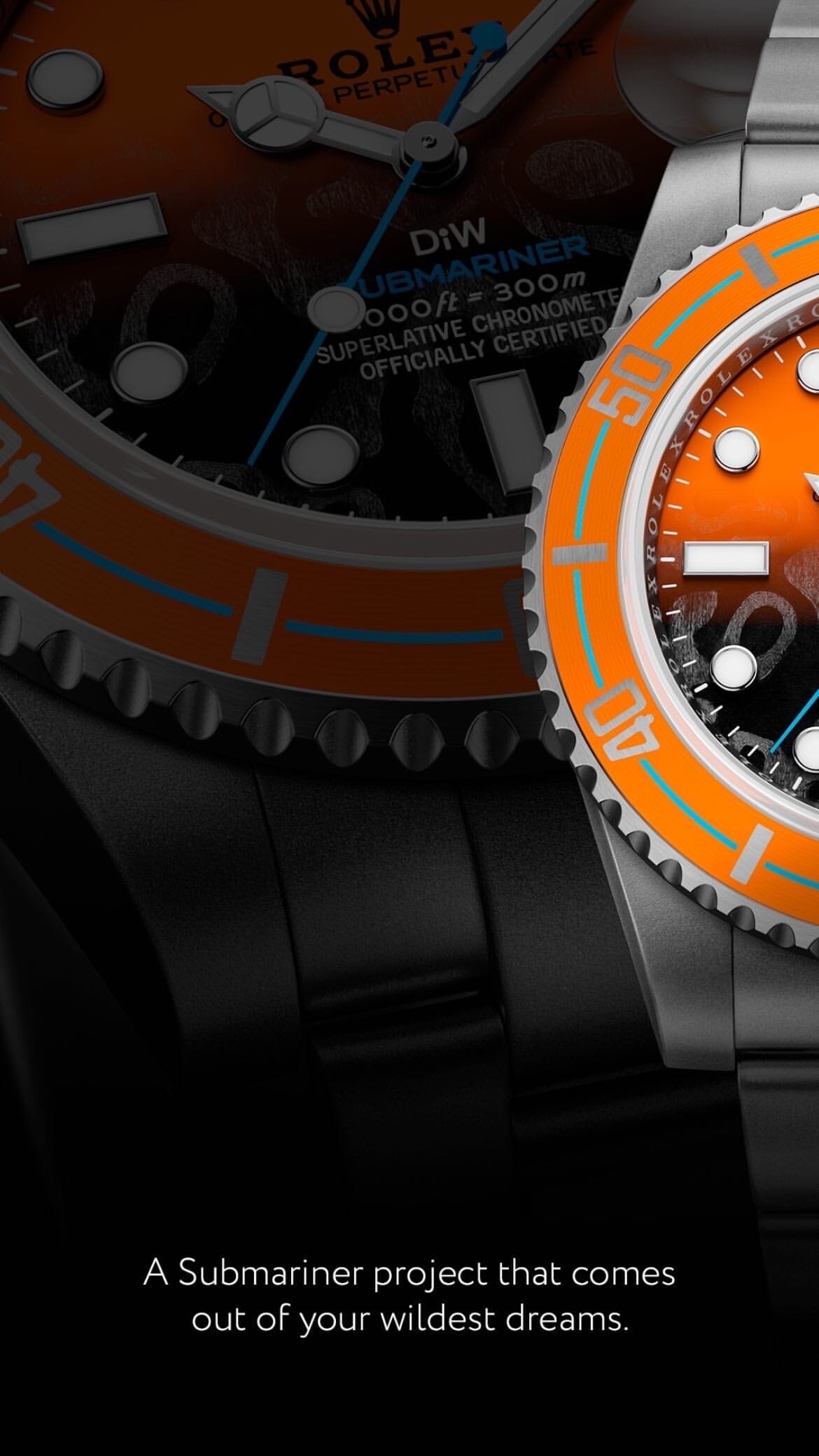 Rolex DiW Submariner PERSIMMON 勞力士 水鬼 | WORLDTIMER