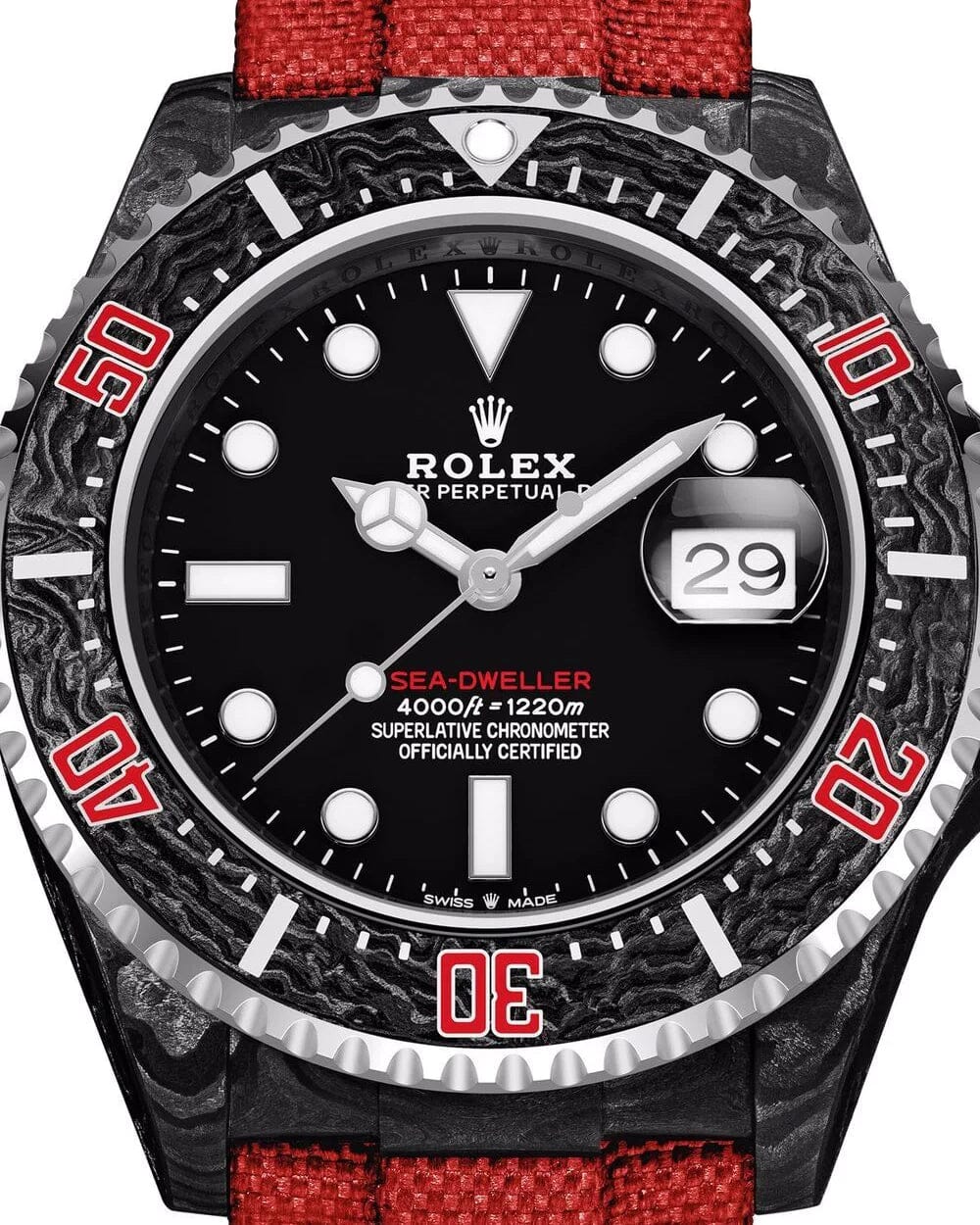 DiW FARFETCH Rolex Sea Dweller OG RED | WORLDTIMER