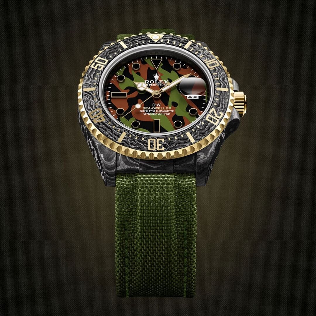 NTPT Carbon DiW Rolex Sea Dweller MILITARY 勞力士 海使型 DiW | WORLDTIMER