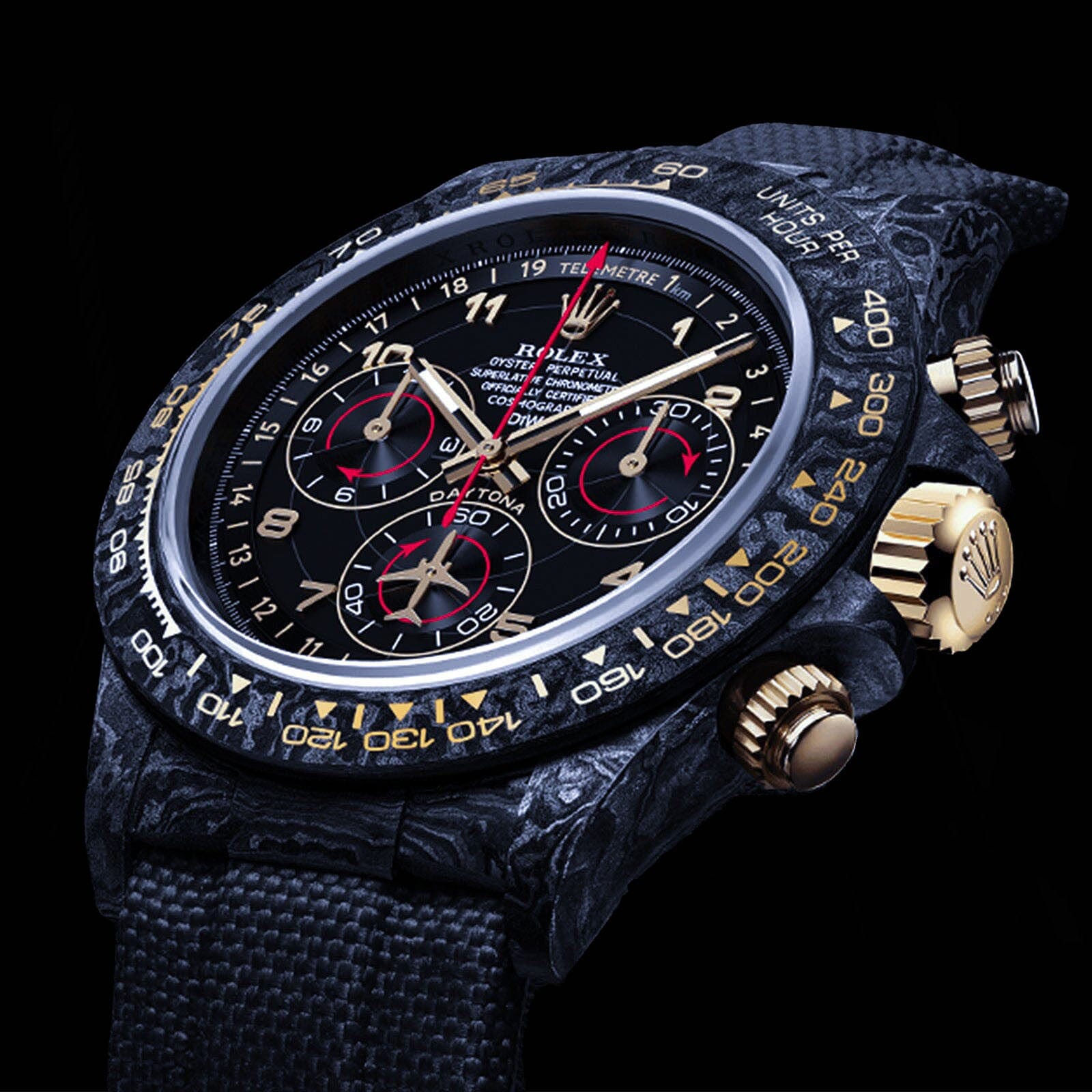 NTPT 碳纖 勞力士 DiW 地通拿 AVIA BLACK Rolex Daytona | WORLDTIMER