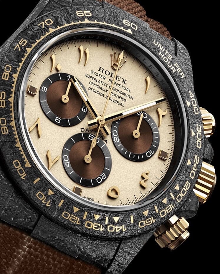 NTPT 碳纖 勞力士 DiW 地通拿 NTPT Carbon Rolex Daytona DESERT EAGLE ARABIC | WORLDTIMER