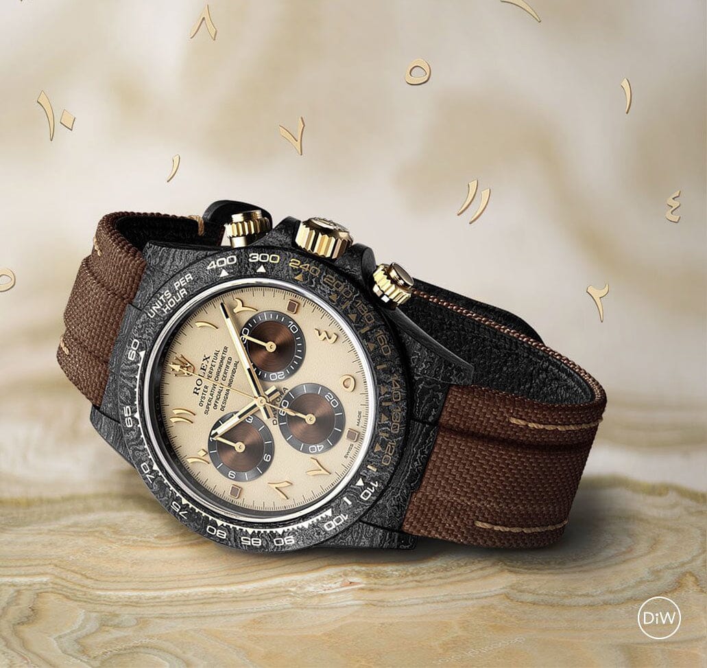 NTPT 碳纖 勞力士 DiW 地通拿 NTPT Carbon Rolex Daytona DESERT EAGLE ARABIC | WORLDTIMER