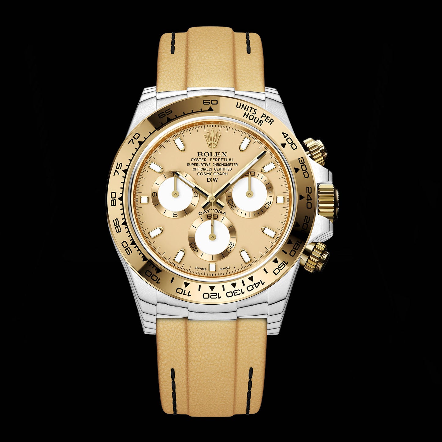 Rolex DiW Quartz Daytona GOLDEN ESSENCE | WORLDTIMER