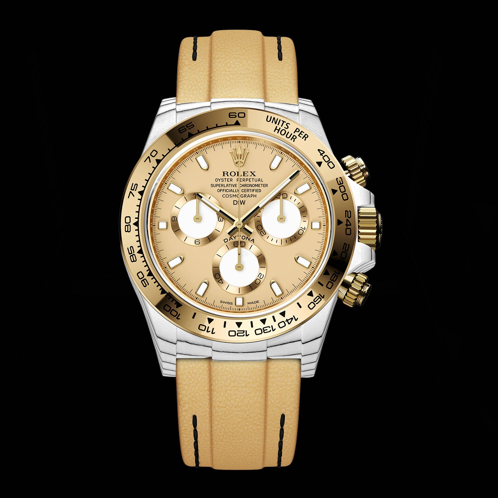 Rolex DiW Quartz Daytona GOLDEN ESSENCE | WORLDTIMER