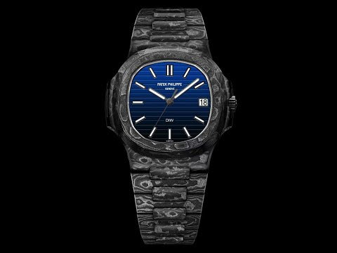 Patek Philippe DiW 百達翡麗 Carbon Nautilus 5711/1A BLUE GRAIL Watch | WORLDTIMER