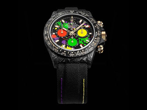 Rolex DiW 勞力士 Ultimate Top Model MOTLEY Carbon Daytona | WORLDTIMER