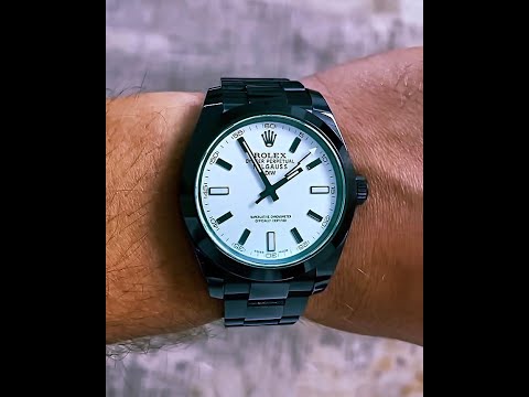 DiW Rolex MILGAUSS 116400GV in Green Index | WORLDTIMER