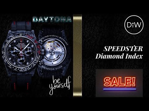NTPT Carbon Rolex DiW Daytona SPEEDSTER DIAMOND INDEX 勞力士 地通拿 DiW | WORLDTIMER