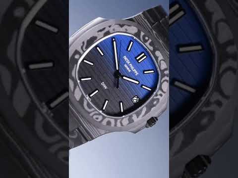 DiW Carbon Patek Philippe Nautilus 5711 "BLACK GRAIL G-BLUE" | WORLDTIMER