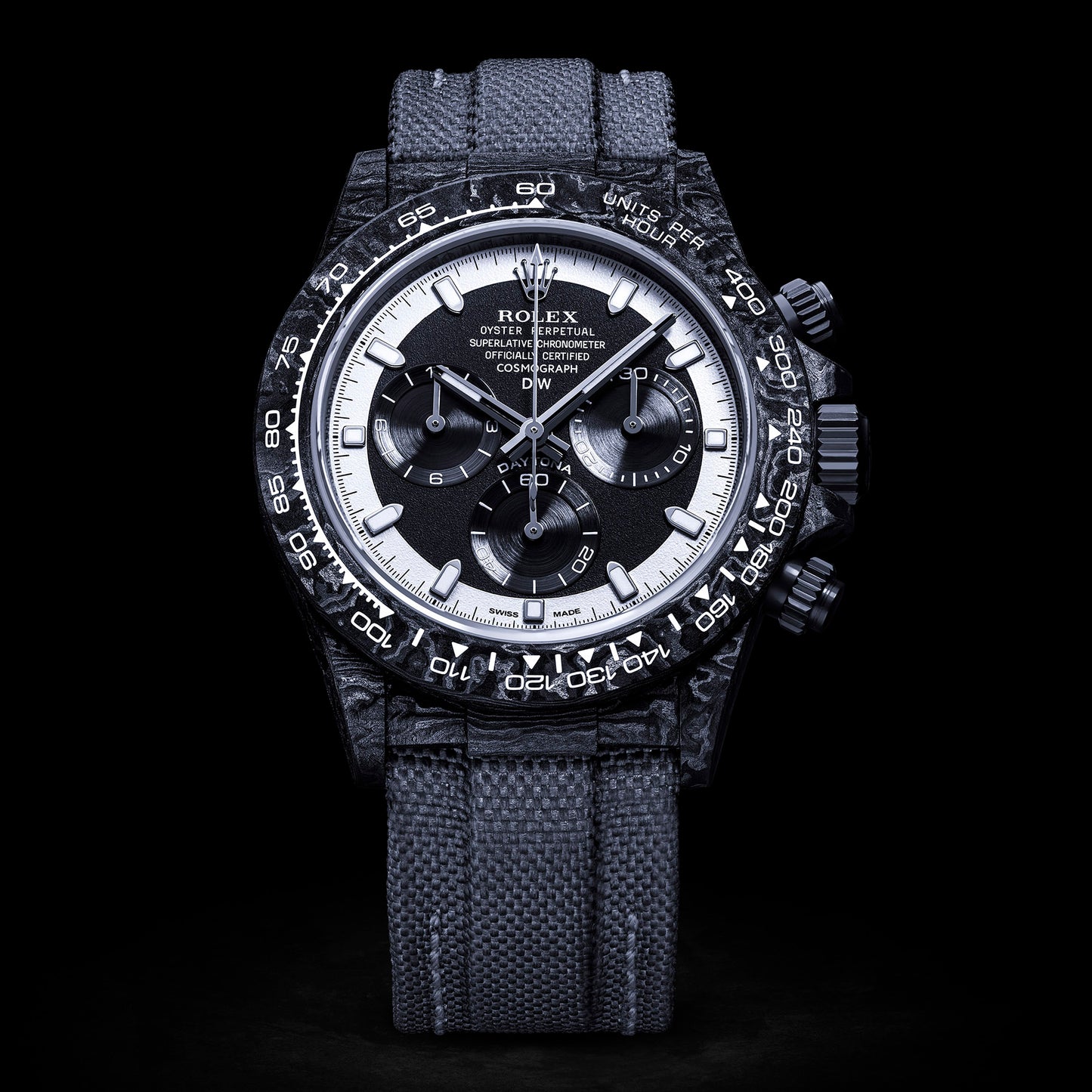 NTPT Carbon Rolex DiW Daytona CREAM INVERT 勞力士 地通拿 DiW | WORLDTIMER