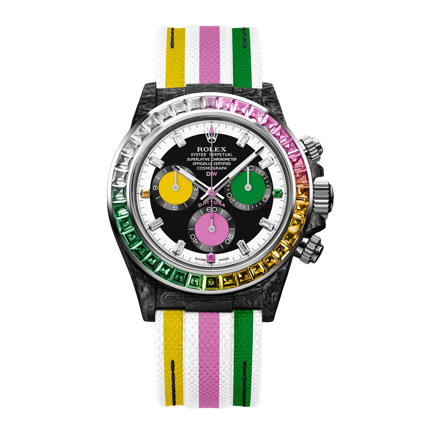 Rolex DiW Daytona RAINBOW CANDY 勞力士 地通拿 DiW | WORLDTIMER
