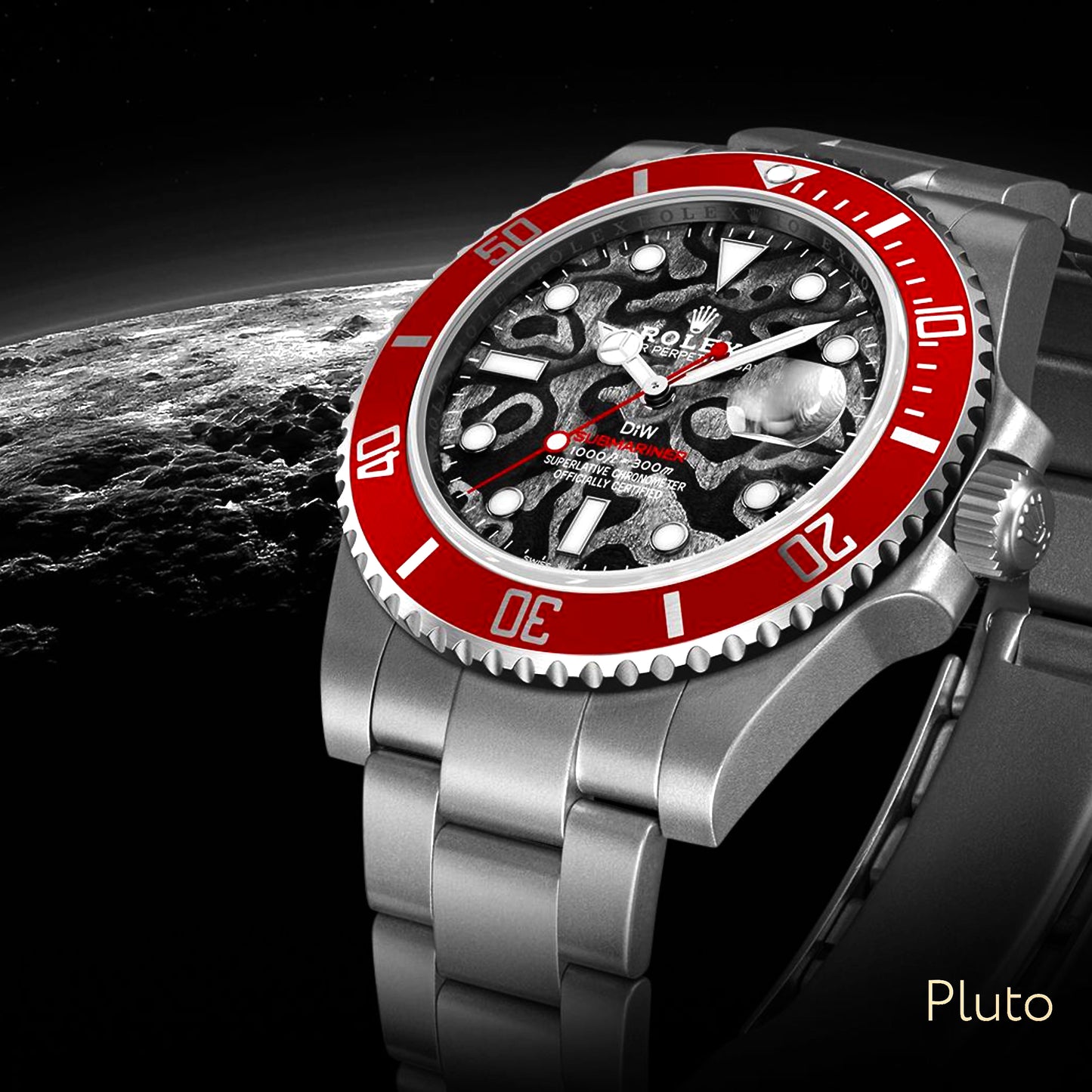 勞力士DiW 水鬼 Rolex Submariner PLUTO | WORLDTIMER