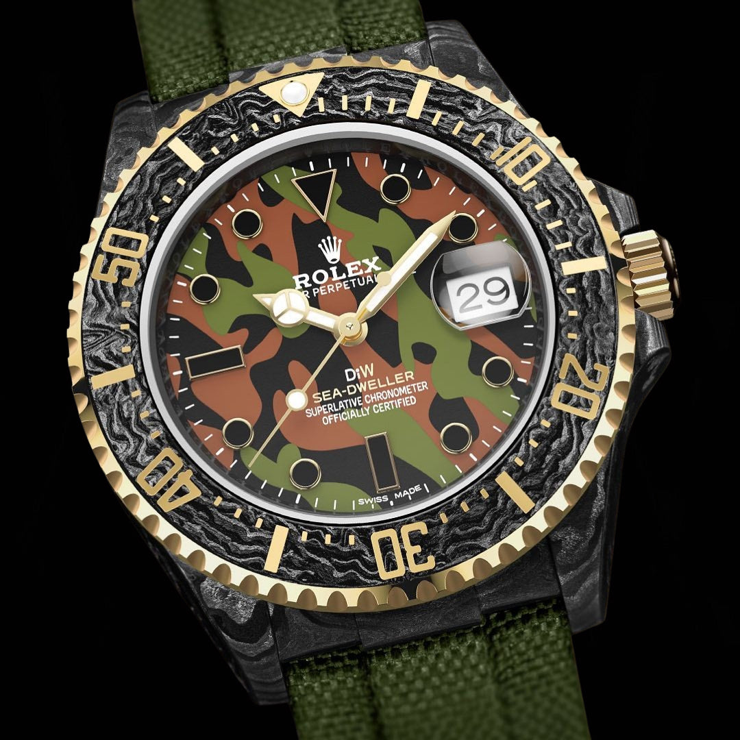 Rolex DiW 勞力士 NTPT Carbon Sea-Dweller "MILITARY" | WORLDTIMER